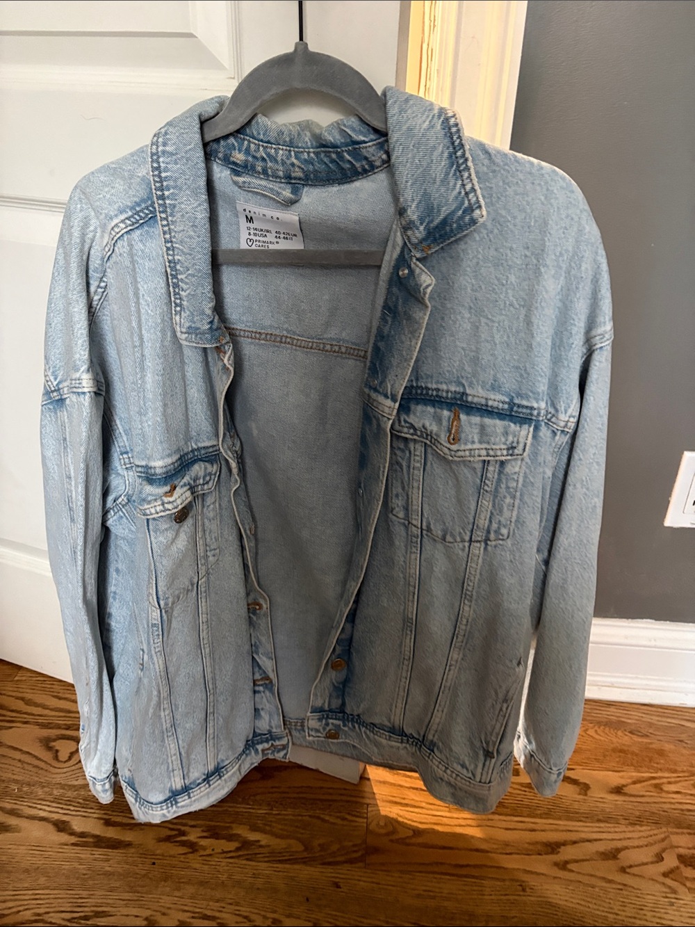 Primark Light Blue Denim Jacket - Relaxed Fit